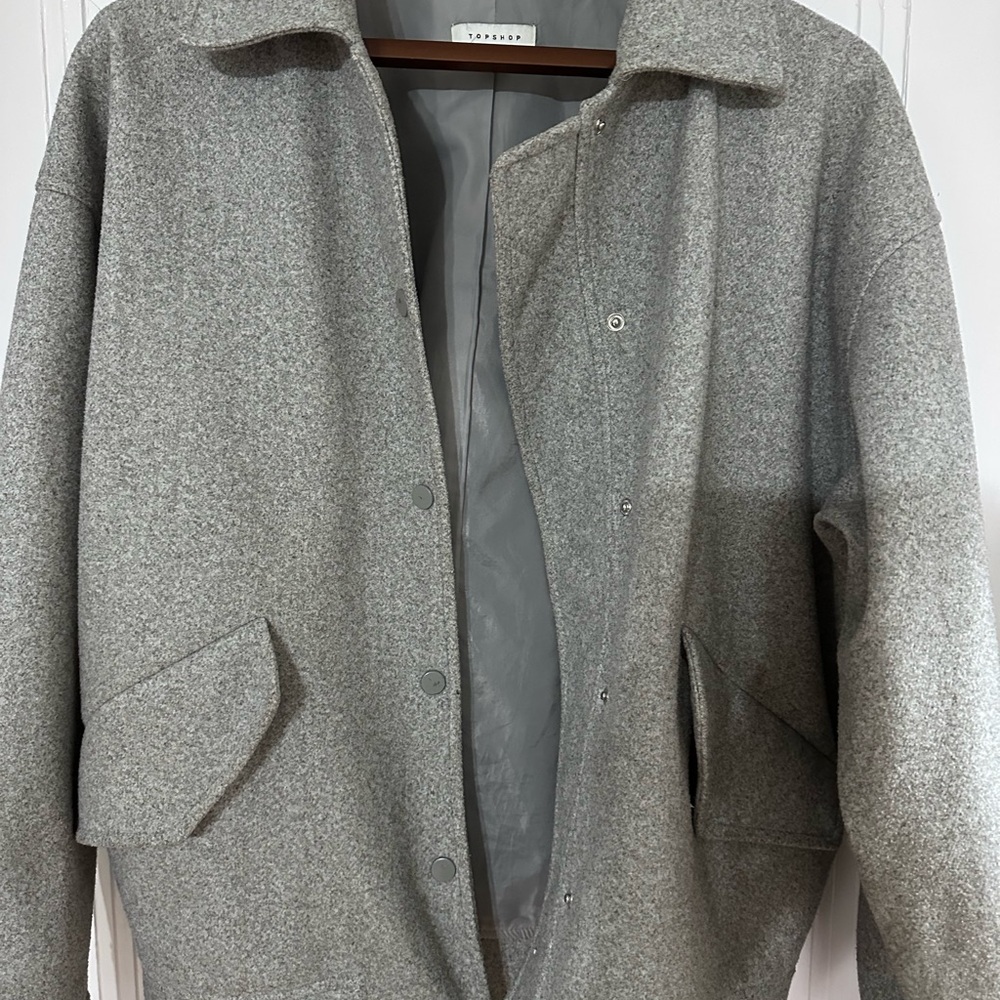 Gray Bomber Jacket - image 4